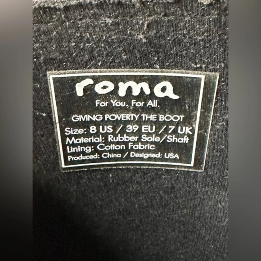 ROMA Women's Emma Mid Rain Boots Size 8‎